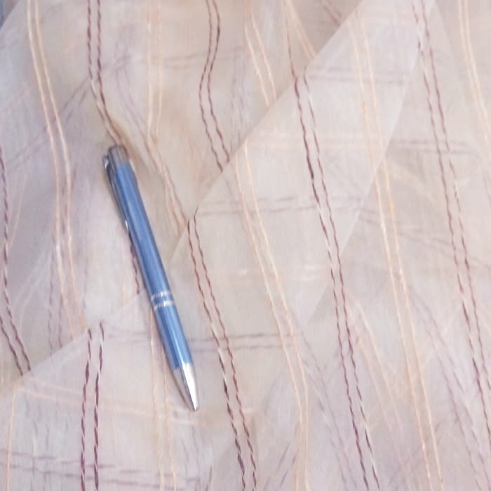 Tela Visillo organza beige - 1