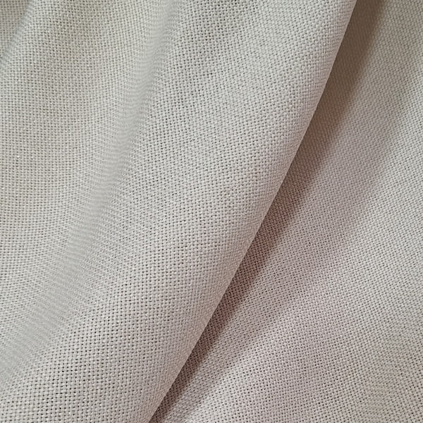 Tela trama gruesa beige lino - 4