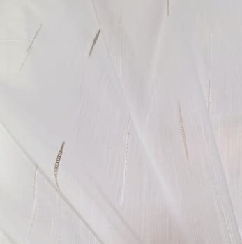 Tela visillo rayas beige trazas