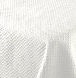 Colcha de algodón de piqué blanco - 2