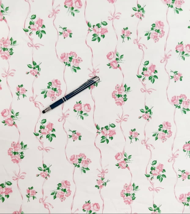 Tela Algodón rosas 140 - 1