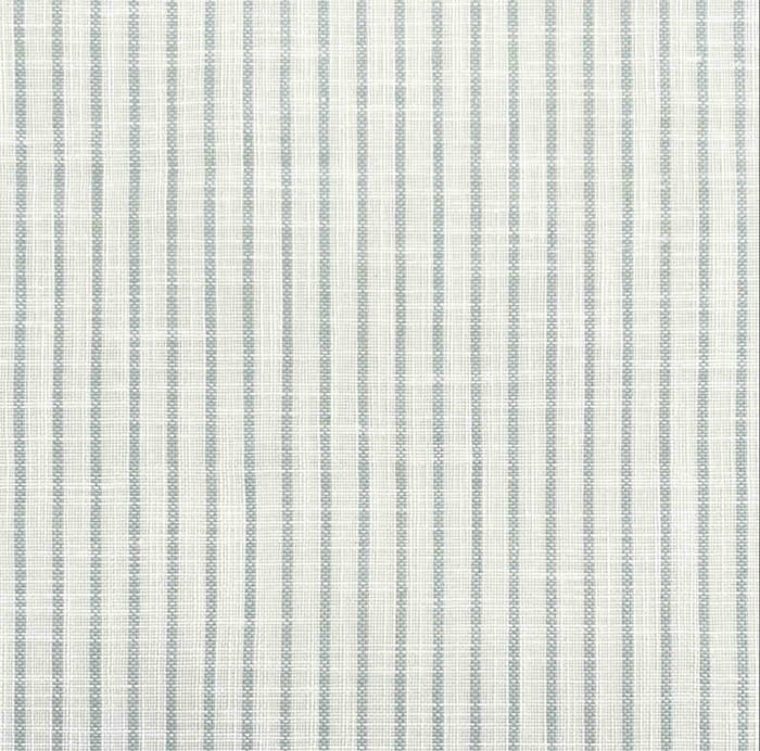 Visillo confeccionado rayitas verde agua. Varias medidas - 1