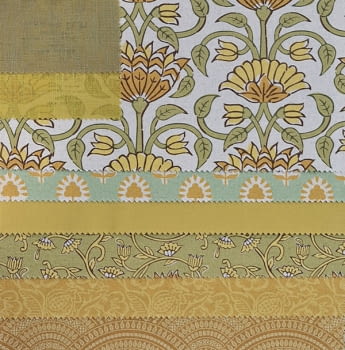 Tela Shalimar lino amarillo ocre - 1
