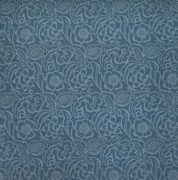 Tela Shalimar lino azul oscuro