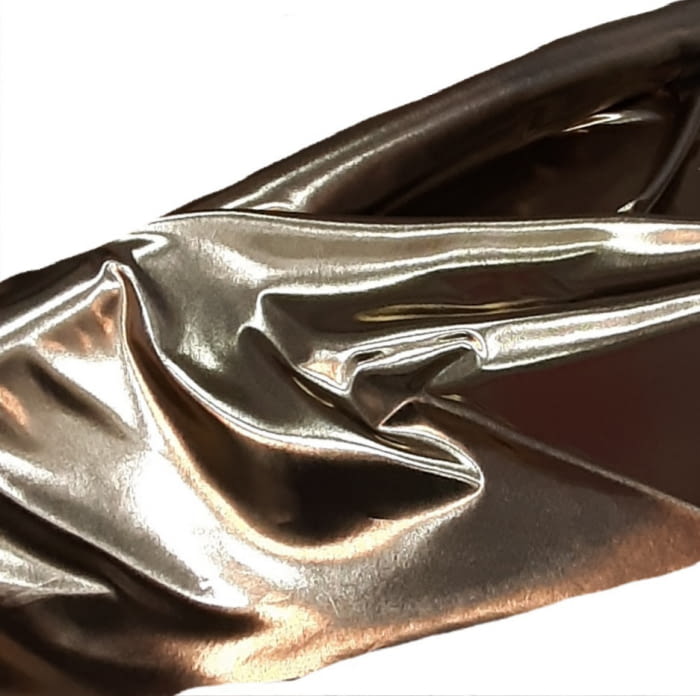 Tela Lamé dorado - 2