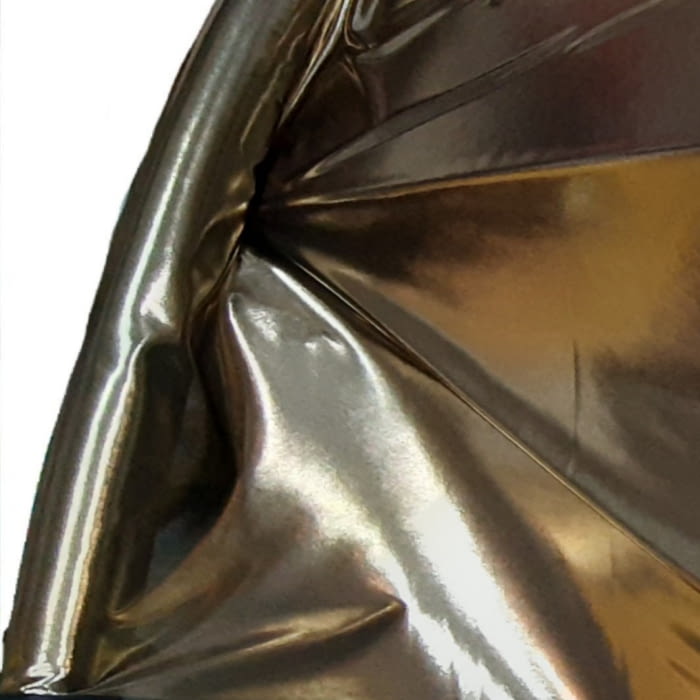 Tela Lamé dorado - 4