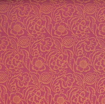 Tela Shalimar lino fucsia naranja