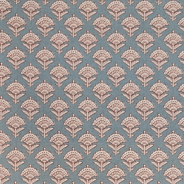 Tela pinjore lino azul