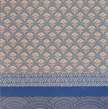 Tela pinjore lino azul - 1