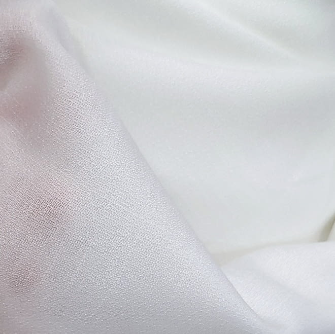 Tela visillo translúcido blanco - 1