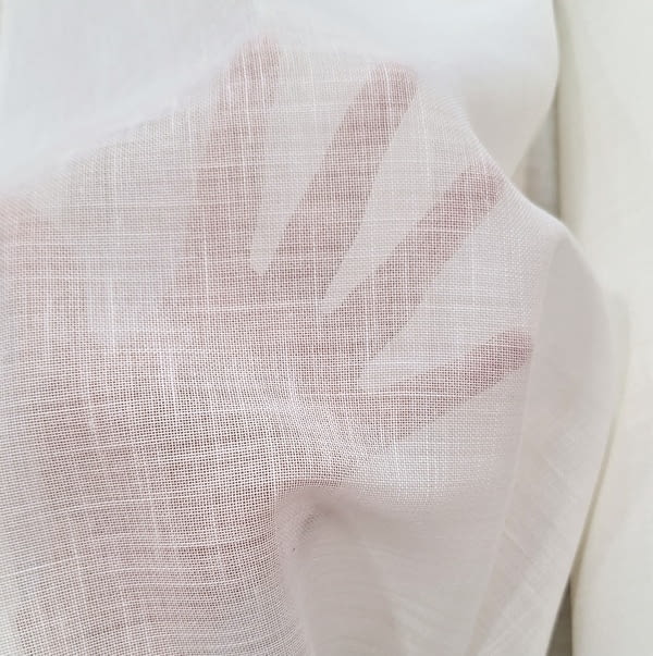 Tela visillo eco imitación lino