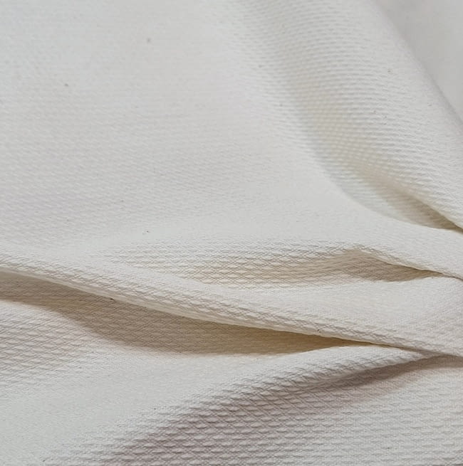 Retal por metros tela piqué beige - 1