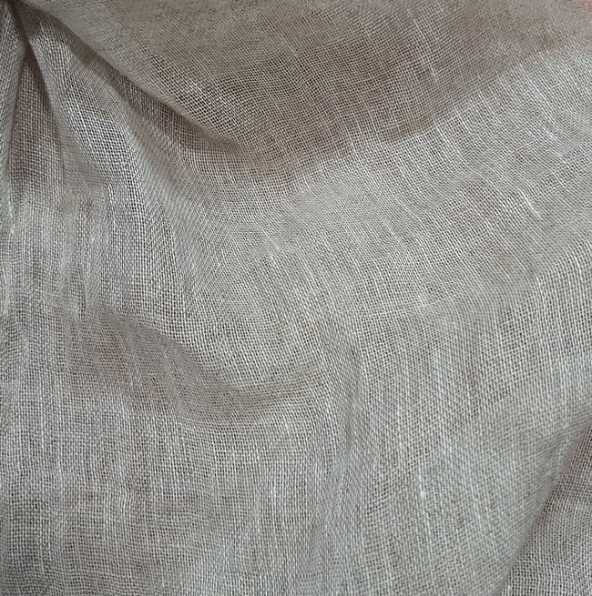 Tela visillo lino 100% piedra - 1
