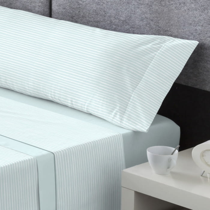 Juego de sábanas pirineos verde menta 90, 120, 135 - 1