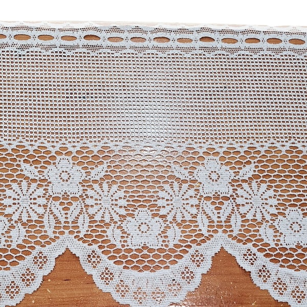 Tela por metros bandó encaje con ondas - 2