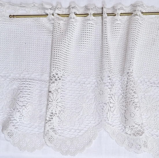 Tela por metros bandó encaje con ondas - 3