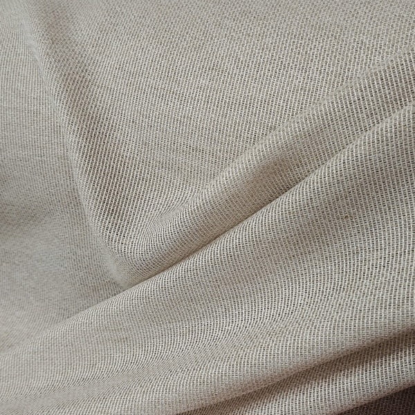 Tela visillo lino oscuro Brillo elegance