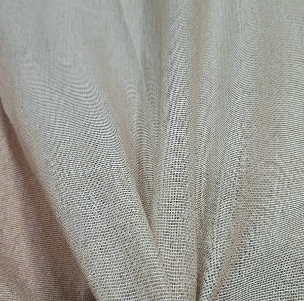 Tela visillo lino oscuro Brillo elegance - 3