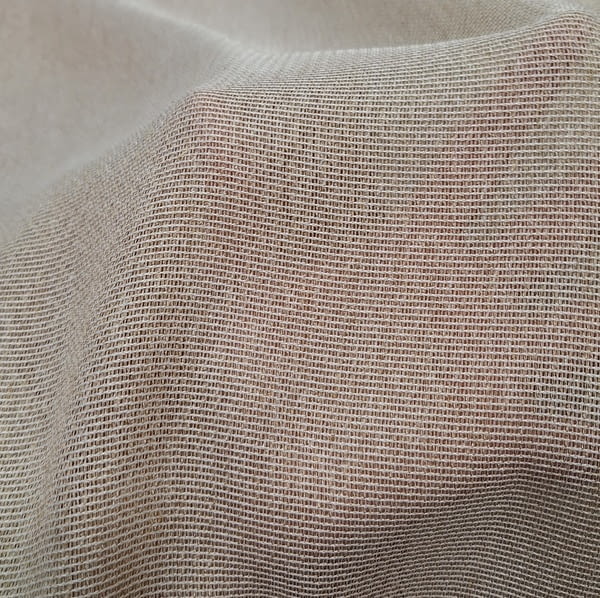 Tela visillo lino oscuro Brillo elegance - 4