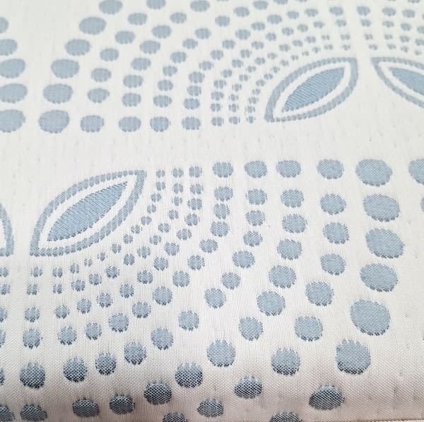 Colcha Lorba de verano dibujos geométricos azul cama 135 - 2