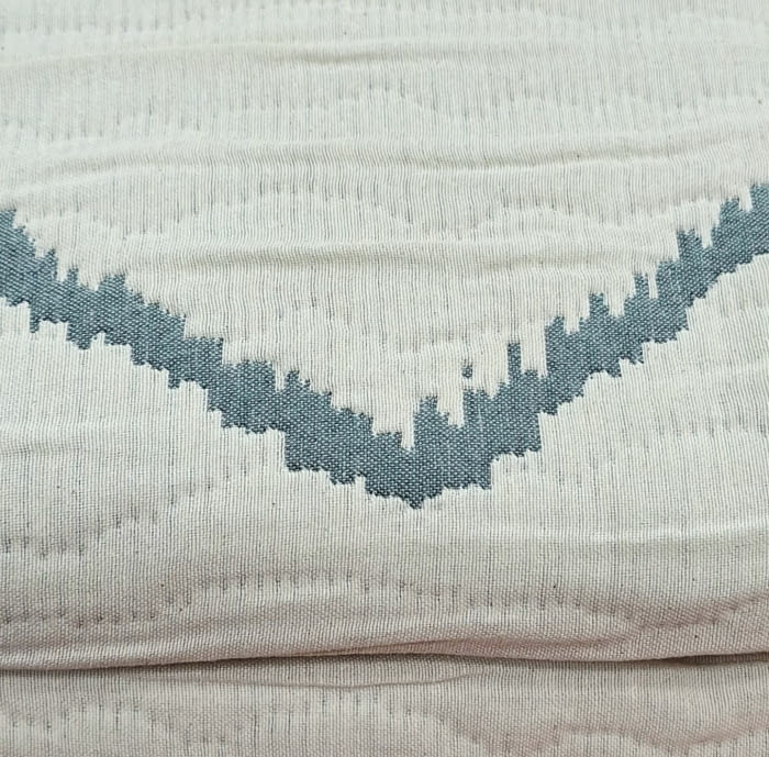 Colcha zig zag verde cama 135 - 2