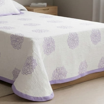 Colchas reversibles lila. Cama: 90 y - 4