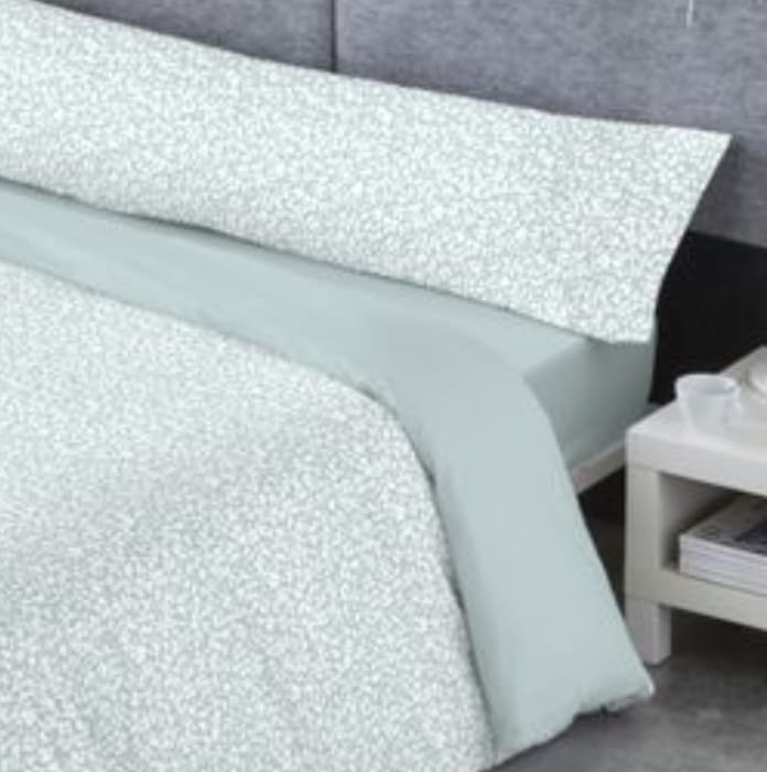 Juego de Funda nórdica verde huellas - 2