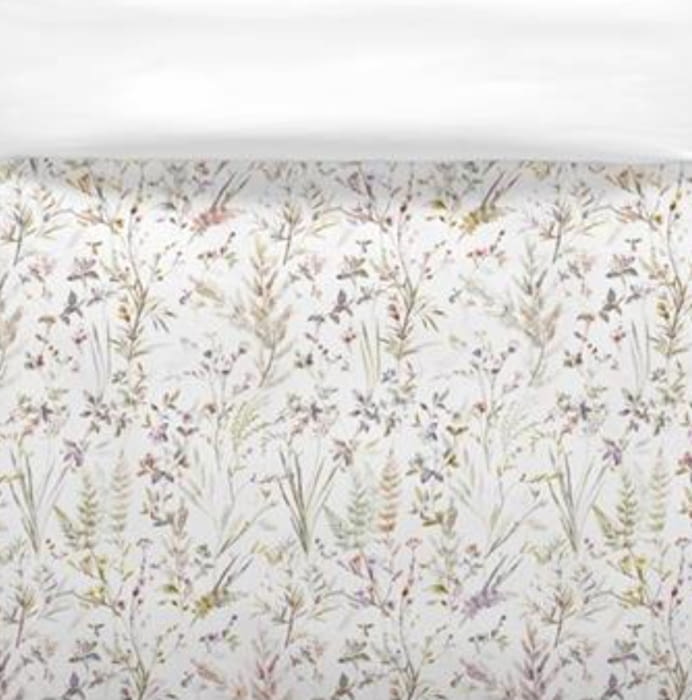 Fundas nórdicas percal florecitas Madelia. Cama 135, 180 - 2