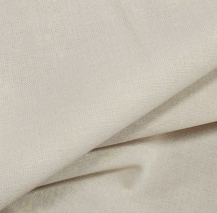 Retal por metros de tela beige lino 88 cm - 2