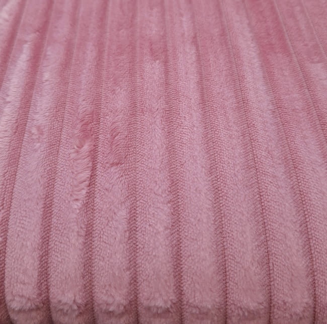 Manta de sofá rosa 130 x 170 cm - 3