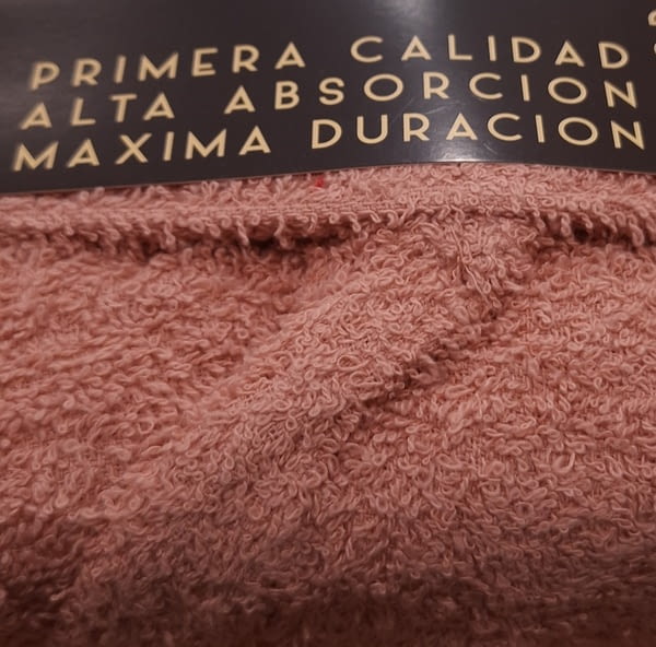 Albornoces algodon rosa nude - 2