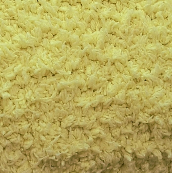 Manta esponjosa amarillo flúor 120 x 170 - 4