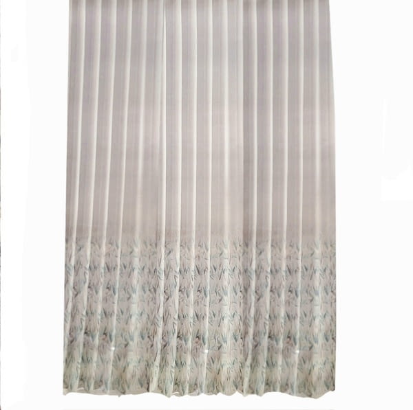 Tela visillo bajo hojas rosas - 3