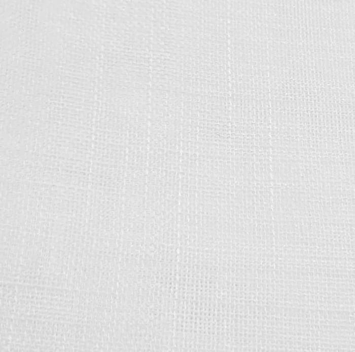 Visillo confeccionado liso blanco - 4