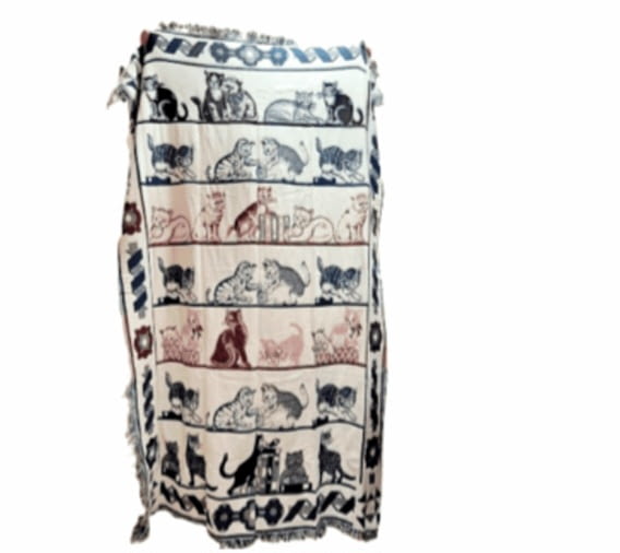 Colcha reversible gatos cama 90 - 1