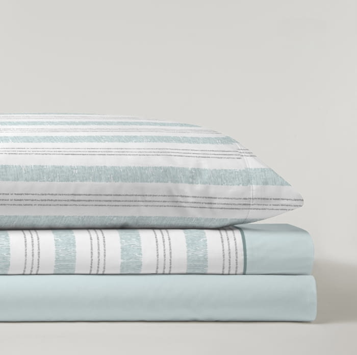Sábanas Coralina rayas verdes - 1