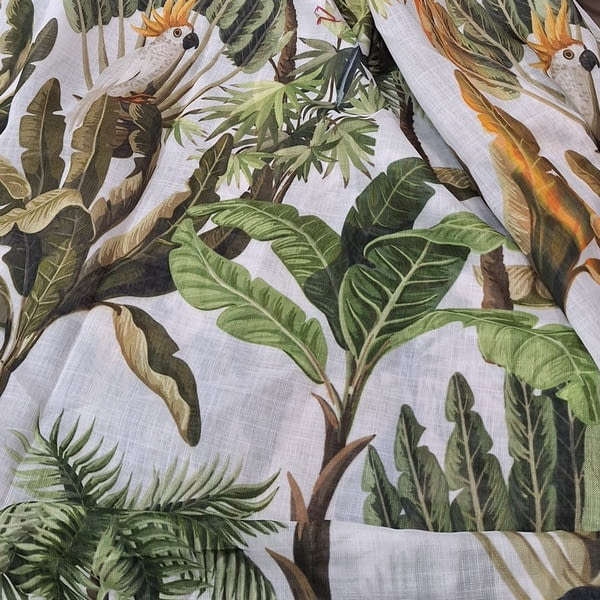 Retal visillo selva con tucanes 80 x 300 - 2