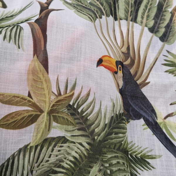 Retal visillo selva con tucanes 80 x 300 - 4