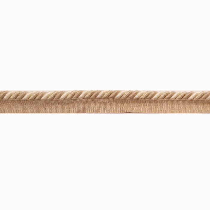 Cordón con pestaña de algodón crudo tostado - 2