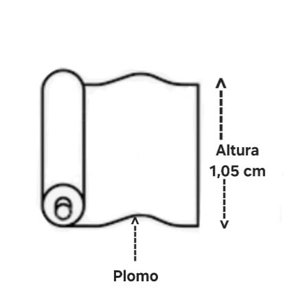 Retal por metros visillo tupido blanco Alto 105 - 6
