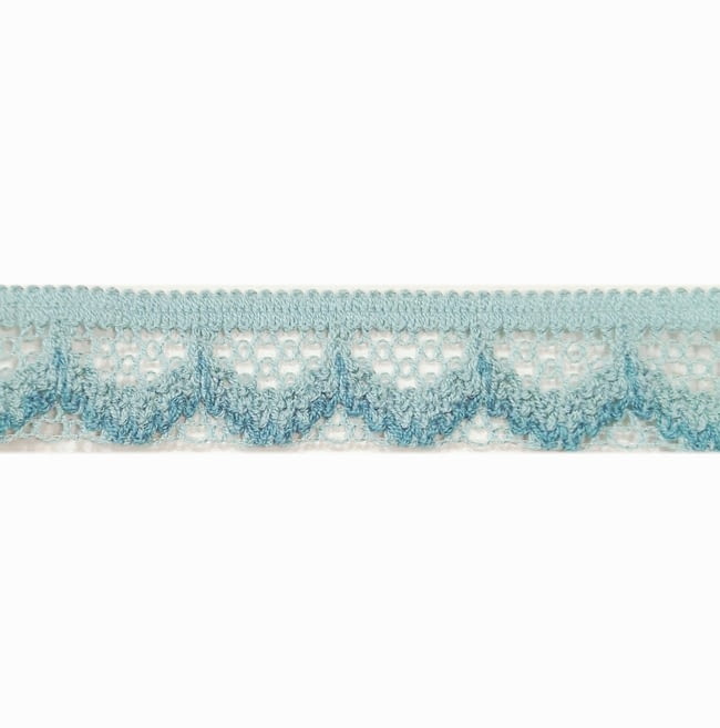 Puntilla azul verdosa - 2