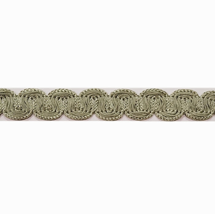 2,40 metros Galón ondas verde eucalipto