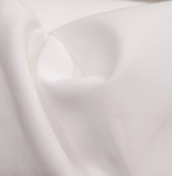 Tela de sábana satén blanca - 1