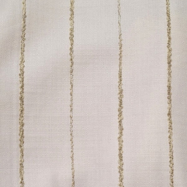 Tela cruda rayas relieve beige topo 280