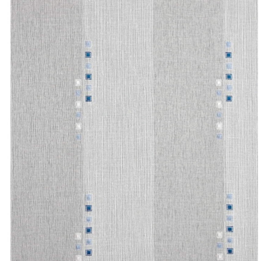 Tela visillo por metros motivos azules