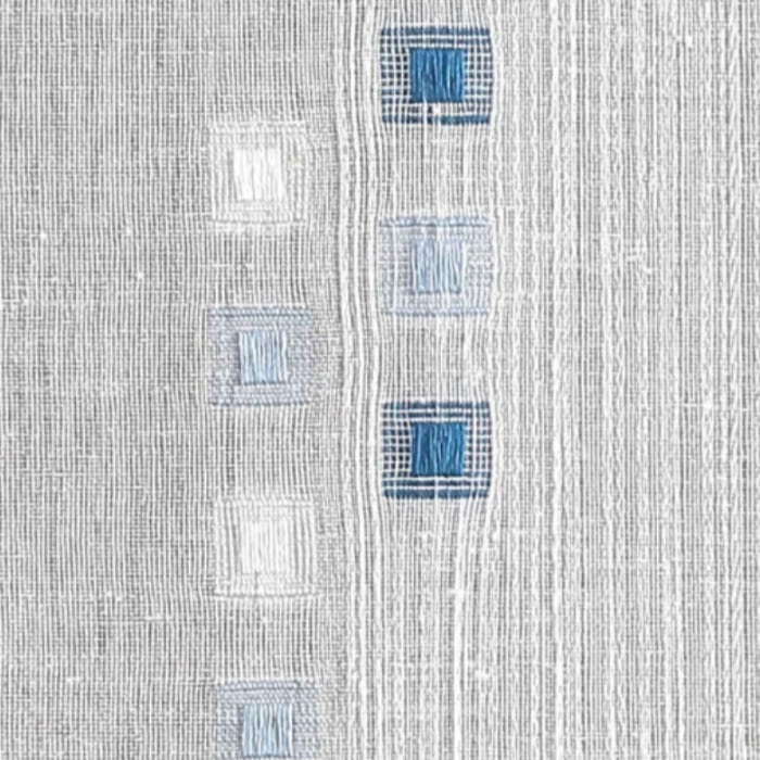 Tela visillo por metros motivos azules - 2