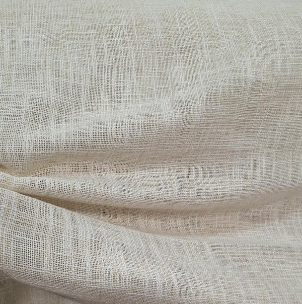 Tela visillo rústico tupido champagne - 3