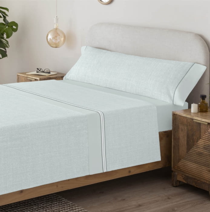 Sábanas algodón 100% menta. Cama 90 y 105 - 1