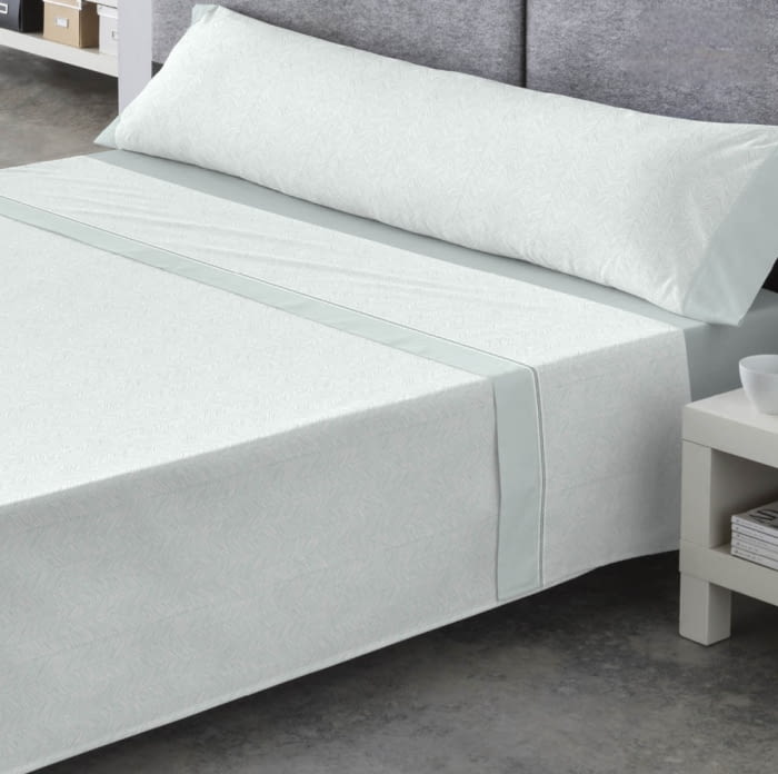 Sábanas espigas verdes. Cama: 90, 105 y 135 - 1