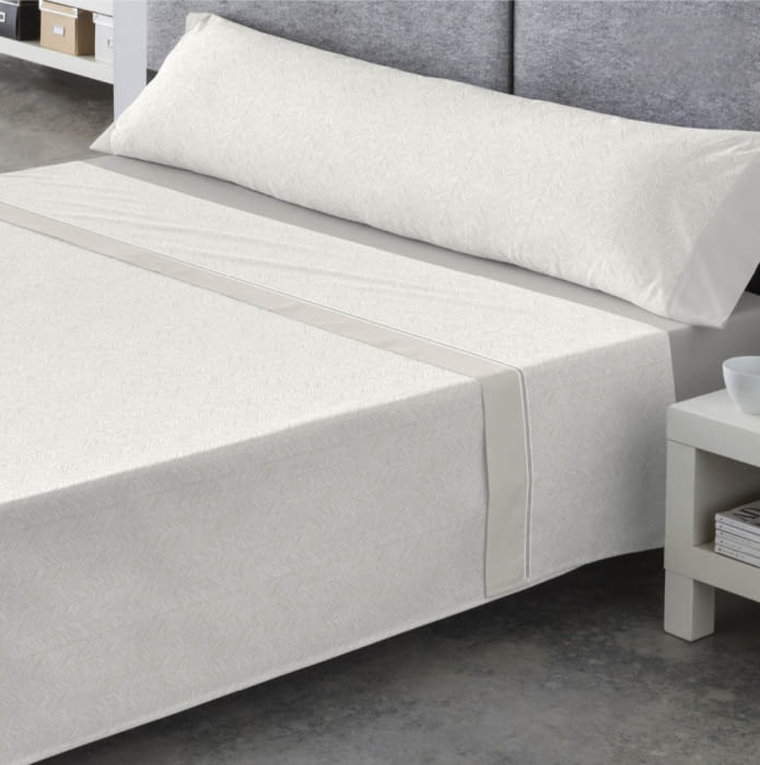 Sábanas espigas beige. Cama: 105, 135 y 150 - 1